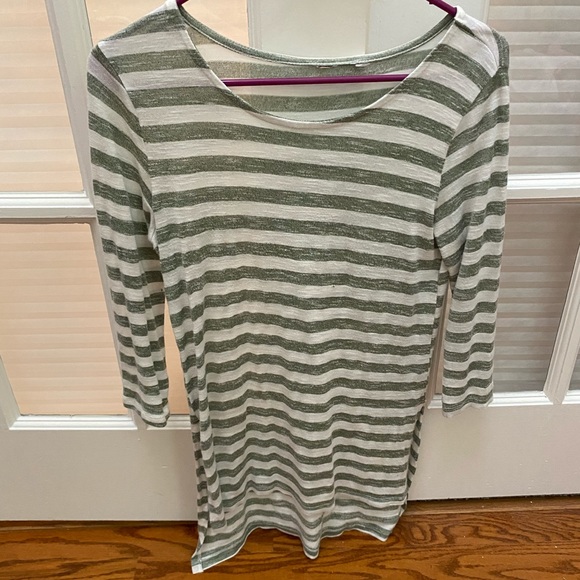 Olive striped top - Picture 1 of 1
